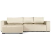 Image de Milo Casa - Canapé D'Angle Reversible Avec Coffre, Convertible velours Luca 4 Places beige - 293x168x88 cm OS