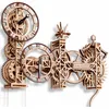 Image de WOODEN.CITY Puzzle Steampunk 3D en Bois pour Adulte avec Horloge Murale - Modèles à Monter Soi-Même, Puzzle Adulte, Construction et Modélisme - Idéal Cadeau pour Homme et Mari
