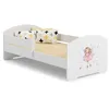 Image de Kobi Lit Enfant LUK Bar 160x80 Fée Rose avec Matelas