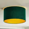 Image de Duolla Plafonnier Golden Roller Ø 40 cm vert foncé/doré