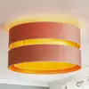 Image de Duolla Plafonnier Golden Duo Ø 60 cm rose clair/doré