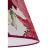 Image de Duolla Abat-jour Sofia hauteur 31 cm, motif floral rouge