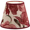 Image de Duolla Abat-jour Sofia Hauteur 15,5 cm, motif floral rouge