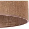 Image de Duolla Abat-jour Roller, marron clair, Ø 13 cm, hauteur 15 cm