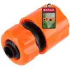 Image de KADAX Raccord de tuyau en plastique ABS - Raccord pour tuyau d'arrosage - Raccord rapide de jardin - Raccord de tuyau - Connecteur d'extrémité (1/2")