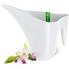 Image de KADAX Arrosoir de 1,2 L en Plastique à Col Long - Pour Plantes d'Intérieur et Jardin - Blanc