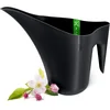 Image de KADAX Arrosoir de 1,2 L en Plastique à Col Long - Pour Plantes d'Intérieur et Jardin - Noir