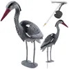 Image de KADAX Héron gris, répulsif en plastique pour héron debout, protection contre les hérons, effrayeur d'oiseaux, défense des oiseaux pour jardin, étang (70 cm) K5313