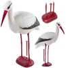 Image de KADAX Cigogne de Jardin à Clapet en Plastique - Protection de Héron, Décoration Anti-Oiseaux pour Étang - Effrayant les Oiseaux (78 cm) K5314