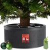 Image de KADAX Support de sapin de Noël, en plastique recyclé, pour un vrai arbre, pied de sapin (hauteur de l'arbre jusqu'à 150 cm / graphite)