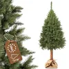 Image de KADAX Sapin de Noël artificiel de 180 cm en plastique PVC, épicéa avec tronc, Ø env. 80 cm Arbre avec 30 branches et 9 couronnes d'arbres, Sapin, arbre décoratif de Noël (chapeau d'elfe 180 cm)