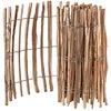 Image de KADAX Cloture a Piquets en Bois de Noisetier pour Jardin, Ganivelle Naturelle et Durable pour Delimitation de l'Espace Exterieur (4-6 cm, 100 x 500 cm)