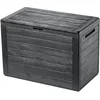 Image de KADAX Coffre de jardin 190 L   Boîte de rangement en plastique pour coussins, jouets pour enfants et coussins de siège, pour jardin et terrasse (anthracite)