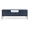 Image de BIM Furniture Meuble TV Mono MRTV154 - En métal - 153 cm - Bleu marine