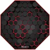 Image de huzaro FLOORMAT 2.0 | Tapis protège-Sol | Durable et Resistant | Matériau antidérapant | Dimensions - 120cm x 120cm | Épaisseur - 5mm | Design Octagonale | pour Un Poste Gaming | Noir
