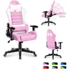 Image de huzaro Ranger Pink Mesh Chaise Gaming Ergonomique pour Enfant, Fauteuil Gamer Respirant avec Soutien Lombaire, accoudoirs Confortables, idéal pour Enfants Jusqu’à 100-160 cm, sécurité Stable Rose