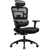 Image de huzaro Combat 7.0 | Chaise Gamer | Design Ergonomique | Hauteur réglable | Appuie-tête et Support Lombaire | Charge maximale 150 kg | Ideal pour Un Poste PC Gaming | Tissu et Cuir Eco | Noir
