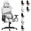 Image de huzaro Force 6.2 | Chaise Gamer | Tissu HD | Jusqu'à 130 kg | Réglable en Hauteur | Appuie-tête | Ergonomique | PC Gaming | Siege Bureau | Blanc