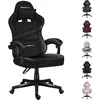 Image de huzaro Force 4.4 | Chaise Bureau | Fonction Bascule | Ergonomique | Tissu Mesh | Appui-tête | Coussin Lombaire | Réglable en Hauteur | PC Gaming | Accoudoirs Souples | Carbone