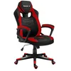 Image de huzaro Force 2.5 | Chaise Gaming | Réglable en Hauteur | Pivotante avec Fonction Bascule | Design Ergonomique | Accoudoirs Souples | Roues en Caoutchouc | Rouge