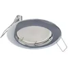Image de EDO spot encastrable simple ZIVA CHROME spot de plafond chrome encastré rond lampe de plafond encastrée en aluminium EDO777309