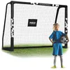 Image de Neo-Sport But de Football pour Enfants et Adultes avec Housse de Protection 180 x 120 x 60 cm Noir/Blanc Hexagone
