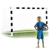 Image de Neo-Sport But de Football pour Enfants et Adultes avec Housse de Protection 300 x 200 x 120 cm Noir/Blanc