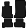 Image de Wielganizator Tapis de Voiture en Velours sur Mesure, compatibles avec Mercedes C W204 (2007-2014) - Qualité : Basic | Ajustement précis, sous-Couche antidérapante, 4 pièces - Noir