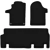Image de Wielganizator Tapis de Voiture en Velours sur Mesure, compatibles avec Mercedes Vito W447 (2014-) - Qualité : Basic | Ajustement précis, sous-Couche antidérapante, 3 pièces - Noir