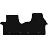 Image de Wielganizator Tapis Avant sur Mesure en Velours pour Renault Trafic III (2016-) - Qualité : Basic | Ajustement précis, sous-Couche antidérapante, 2 pièces - Noir