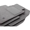 Image de Wielganizator Tapis De Voiture - Convient pour Peugeot 308 CC Cabrio 2007-2013 - Velours - Accessoires Voiture - Tapis Auto - Tapis Auto - 4 Pièces - Gris