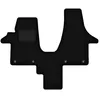 Image de Tapis conducteur Noir pour : VW Transporter T5 Caravelle 2 Places (2003-2015)