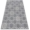 Image de rugsx Tapis Moderne SISAL Spring Hexagone, Intérieur & Extérieur Tissage À Plat Haute qualité pour Chambre, Terrasse, Balcon, Cuisine, Tapis en Boucle - Gris 80x150 cm