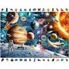 Image de Wooden.City Puzzle en bois de 2000 pièces - Odyssée de l'espace - Unique et insolite avec des pièces formées Puzzle mosaïque défi pour enfants et adultes Cadeau d'anniversaire incroyable 801 x 532 mm