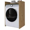 Image de 3E 3xE living.com Armoire pour Machine à Laver, sur Pied Durable avec Étagère - Salle de Bain, Artisan Oak, 64 cm x 97,5 cm x 50 cm, Colonne