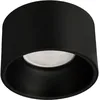 Image de EDO Rond Spot de Plafond Encastrable ZAMA S Black - Ø85*50mm, Plafonnier Luminaire Noir, Lampe de Plafond en Aluminium, Spot Encastré Plat pour Salon, Chambre à Coucher, Cuisine