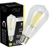 Image de EDO Vintage Ampoule Décorative DARI E27 Filament 11W Blanc Chaud 3000K 1521lm CLEAR ST64 Ampoule de Décoration LED - Idéal pour le Design Rétro et Industriel, Non Dimmable