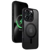 Image de Crong Hybrid Frost MAG Coque avec MagSafe pour iPhone 16 Pro Max (Noir)