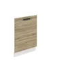Image de BELINI façade Lave-Vaisselle 60 cm, sans Plan de Travail, chêne Sonoma