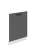 Image de BELINI | Habillage de Porte Lave Vaisselle | Meuble Lave Vaiselle I Accessoire pour Lave-Vaisselle Cuisine | 1,6 x 60 x 71,5 cm I Couleur: Argent Mat