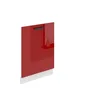 Image de BELINI | Habillage de Porte Lave-Vaisselle | Meuble et Accessoire pour Cuisine | 1,6 x 60 x 71,5 cm | Couleur: Rouge Très Brillant