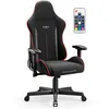 Image de Diablo Chaise Gaming X-Starter | Fauteuil Gamer Siege de Bureau Ergonomique Revêtement en Tissu, Accoudoirs Réglables, Mécanisme D'inclinaison | Chaise Ergonomique, Siège Gaming | Noir (LED)