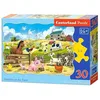 Image de Puzzle 30 animaux sur la ferme CASTOR