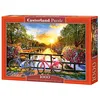 Image de Castorland C-104536-2 Picturesque avec vélos 1000 pièces Jigsaw Biber Puzzle pièces : Amsterdam en vélo, Multicolore