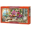 Image de Castorland C-400263-2 Puzzle 4000 Motif Fleurs d'été et Coupe de thé Multicolore