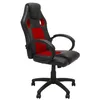 Image de Top E Shop Chaise de Bureau avec tête de lit FOTEL Enzo CZER-CZAR Noir Rouge