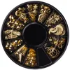 Image de NEONAIL Décoration Ongles 3D Carousel 06 - Bijoux Ongles Nail Art - Accessoire Ongle - Or