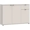 Image de Buffet - GANYMEDE - 3 portes - 1 tiroir - Cachemire - L1198 x P341 x H823 cm