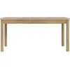 Image de Table à manger extensible ouverture synchronisée - COMO - Chêne - Rectangulaire - 160/207 x 90 x 766 cm
