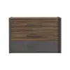 Image de Commode 120 cm PEMBURY coloris chêne/anthracite